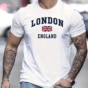 Camisa 100% algodão puro casual London England